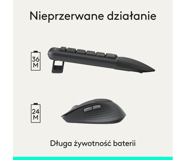 Logitech Signature Comfort Plus MK880 grafitowy - 1533424 - zdjęcie 16